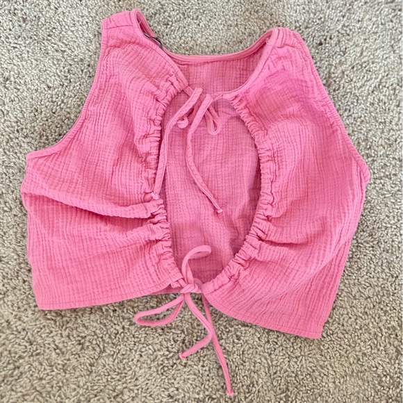 Zara pink crop top - Picture 3 of 4